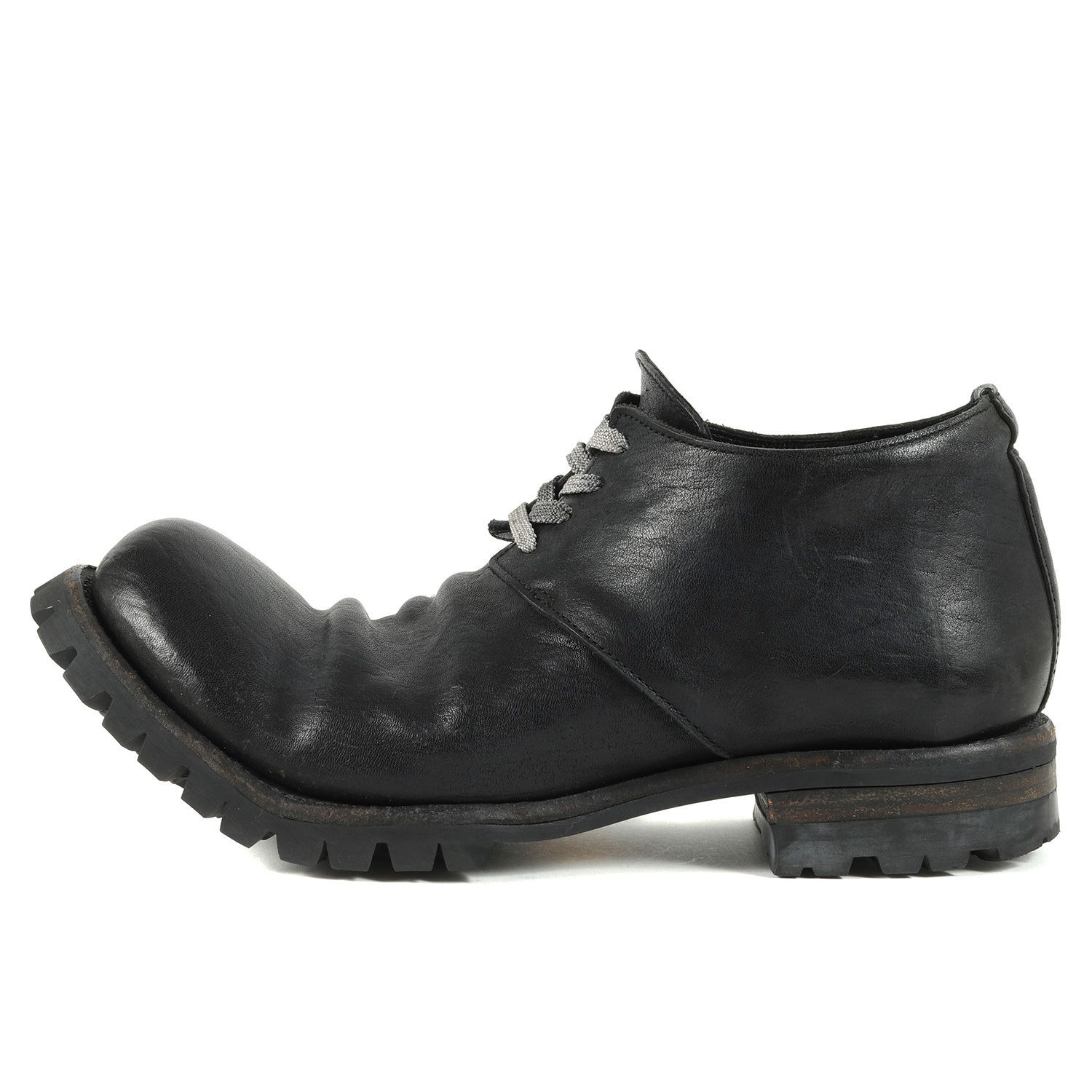 Portaille ポルタユ ヒーテッド シュリンク ホースレザー ダービー シューズ Derby Shoes / Heated Shrink  Horse Leather 革靴 短靴 ブーツ ブラック 黒 サイズ：41 日本製 ブランド