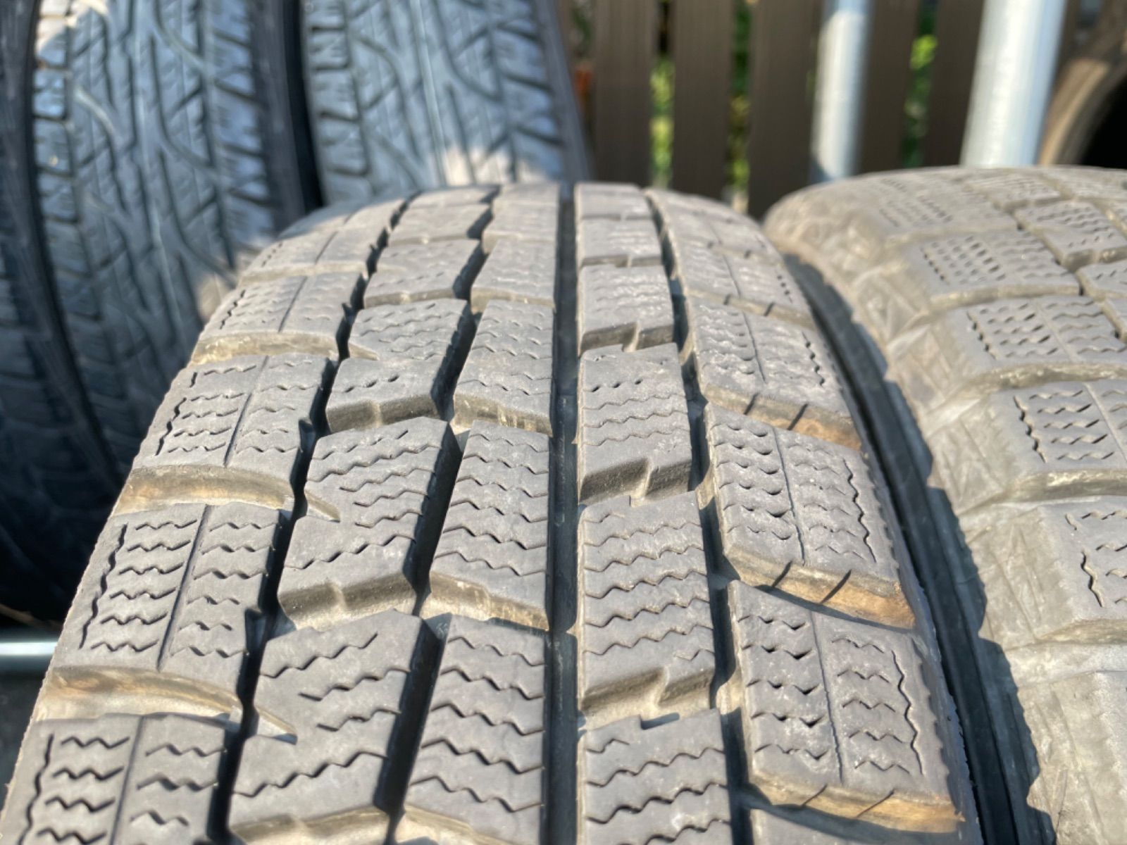 （F0125）中古スタッドレスタイヤ４本セット！155/65R14 ダンロップ WM01 2019年製造！ミラ、スペーシア、ラパン、ワゴンR、ムーヴなどに