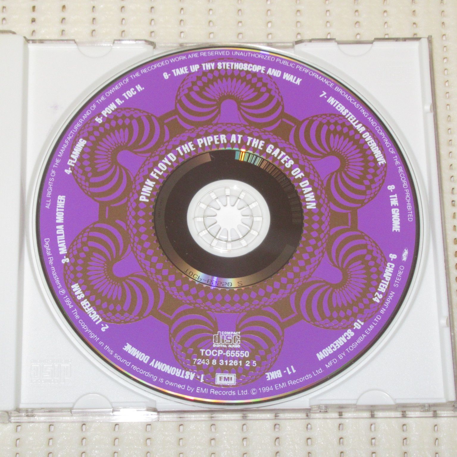 CD ピンク・フロイド 夜明けの口笛吹き 帯付 TOCP-65550 PINK FLOYD