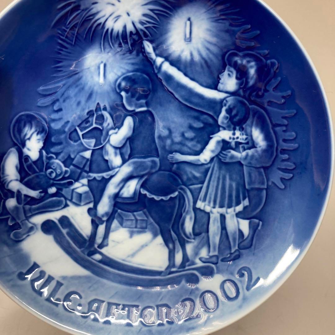 ロイヤルコペンハーゲンイヤーズプレート2002年 ロイヤルコペンハーゲン 2002年 イヤープレート XN 冬の森 約18