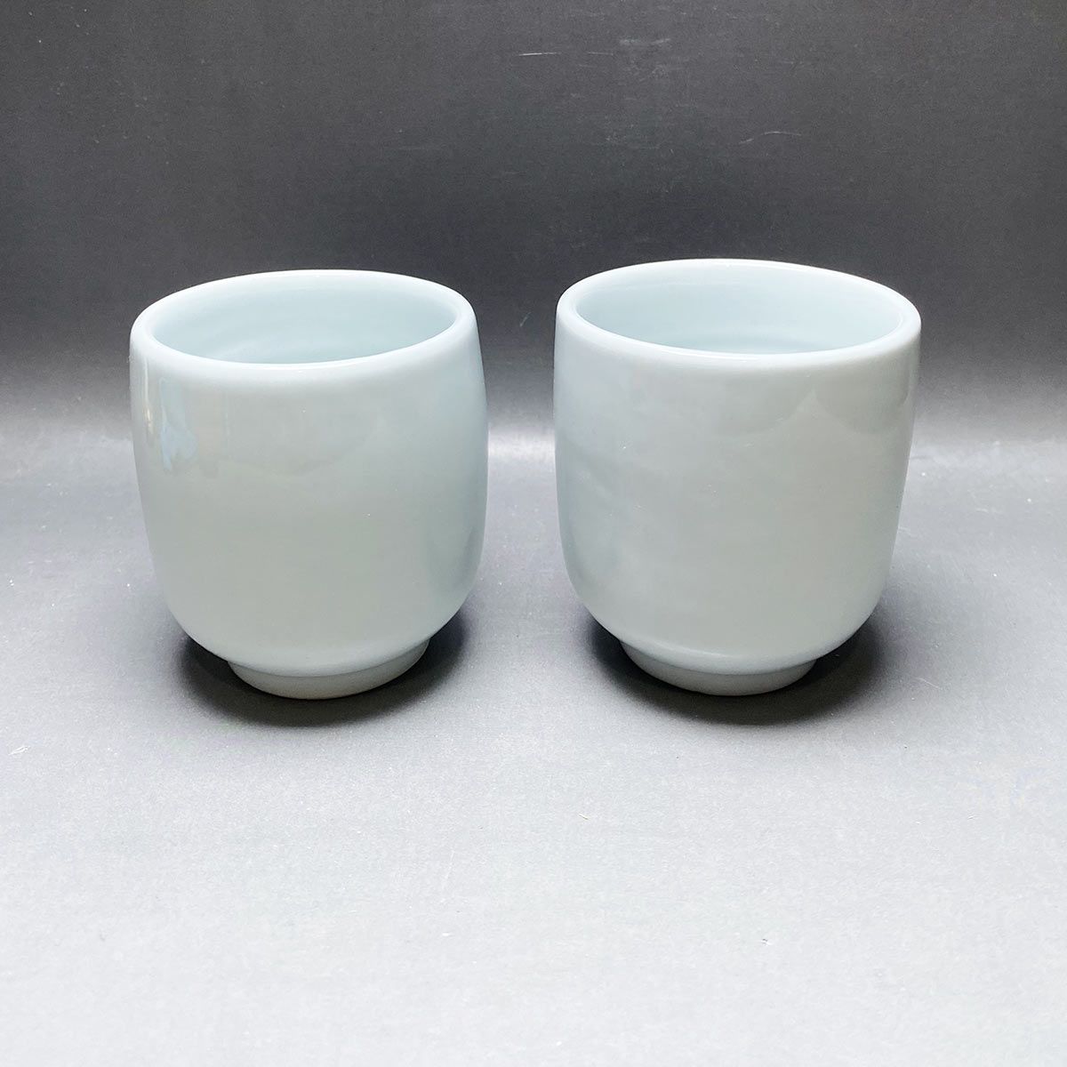 高麗染付蘭花紋茶碗 韓国李王家 楽善斎 李方子 高麗焼茶碗(夫婦茶碗