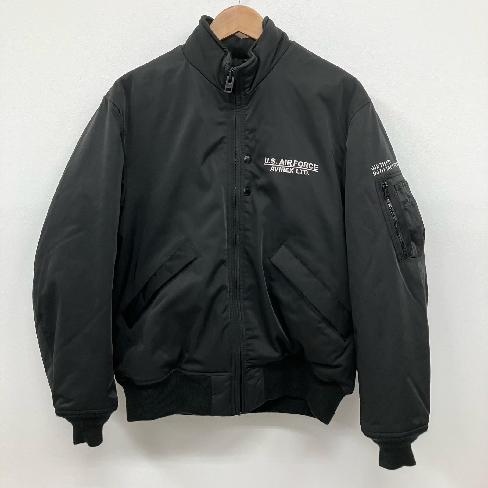 イオン広店 AVIREX アヴィレックス ミリタリーコート STENCIL JACKET 783-4252036 ブラック サイズ L 93