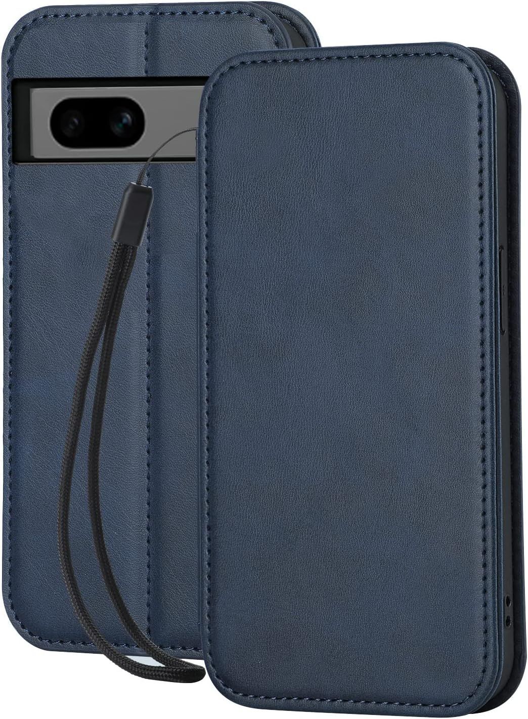 【特別セール】u003eレトロネイビーu003c Google Pixel 7A ケース 手帳型 ぴくせる 7a スマホケース レザー カード収納 内蔵マグネット式 レトロネイビー