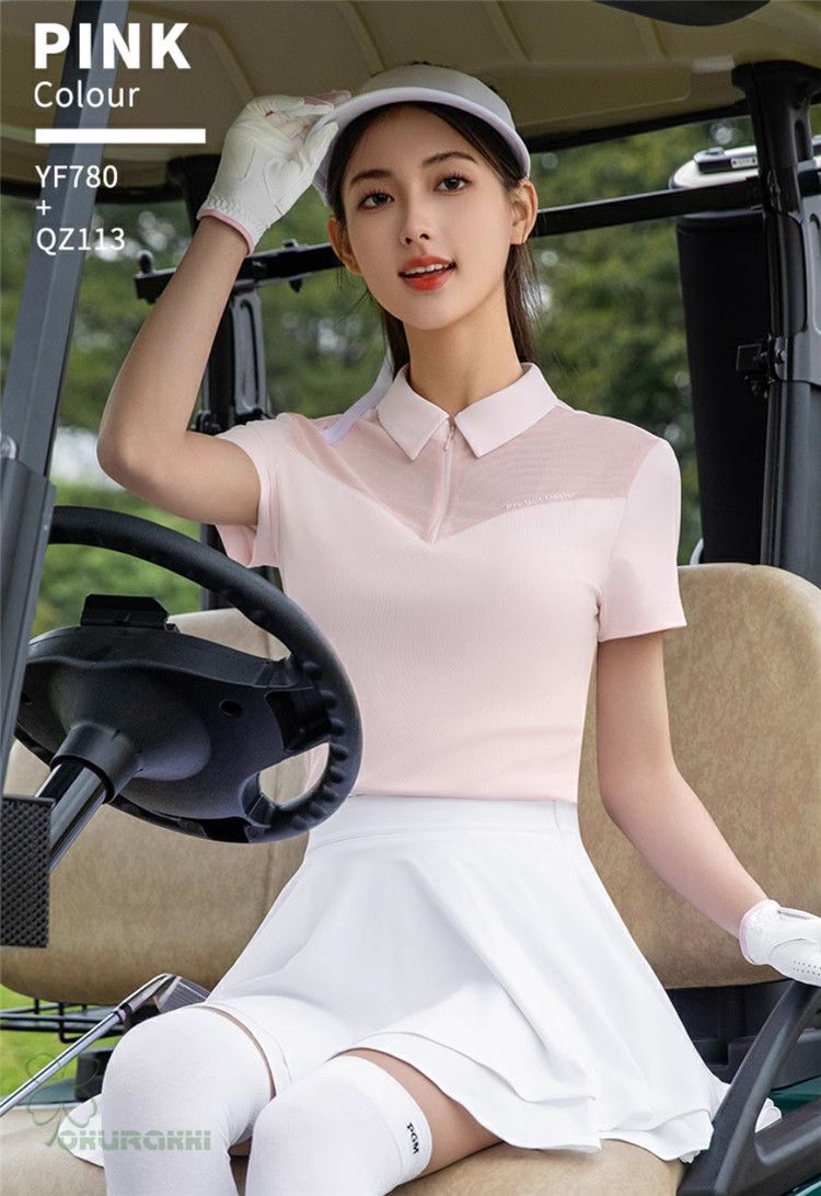 ゴルフ 半袖ポロシャツ ゴルフウェア UVカット 通気速幹 ストレッチ