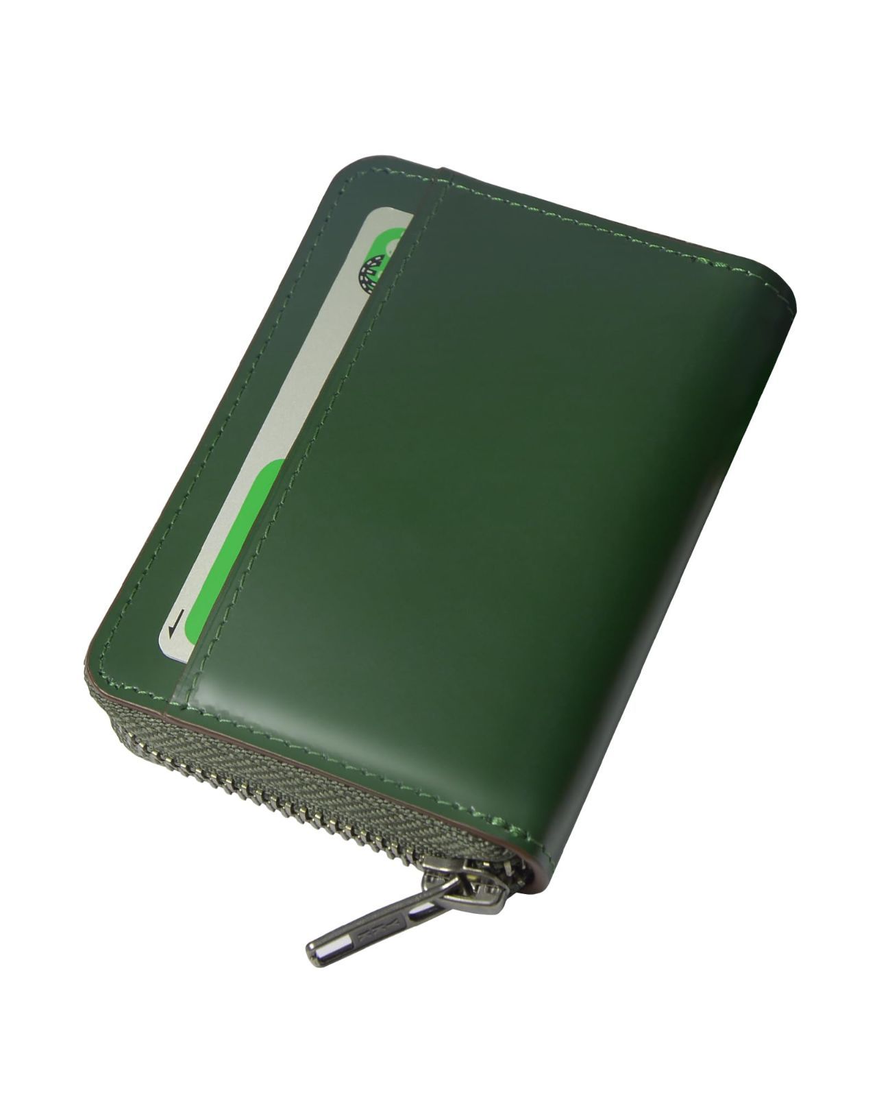 新着商品】YKKファスナー コインケース レッド じゃばら 大容量 本革 スキミング防止 カード入れ (