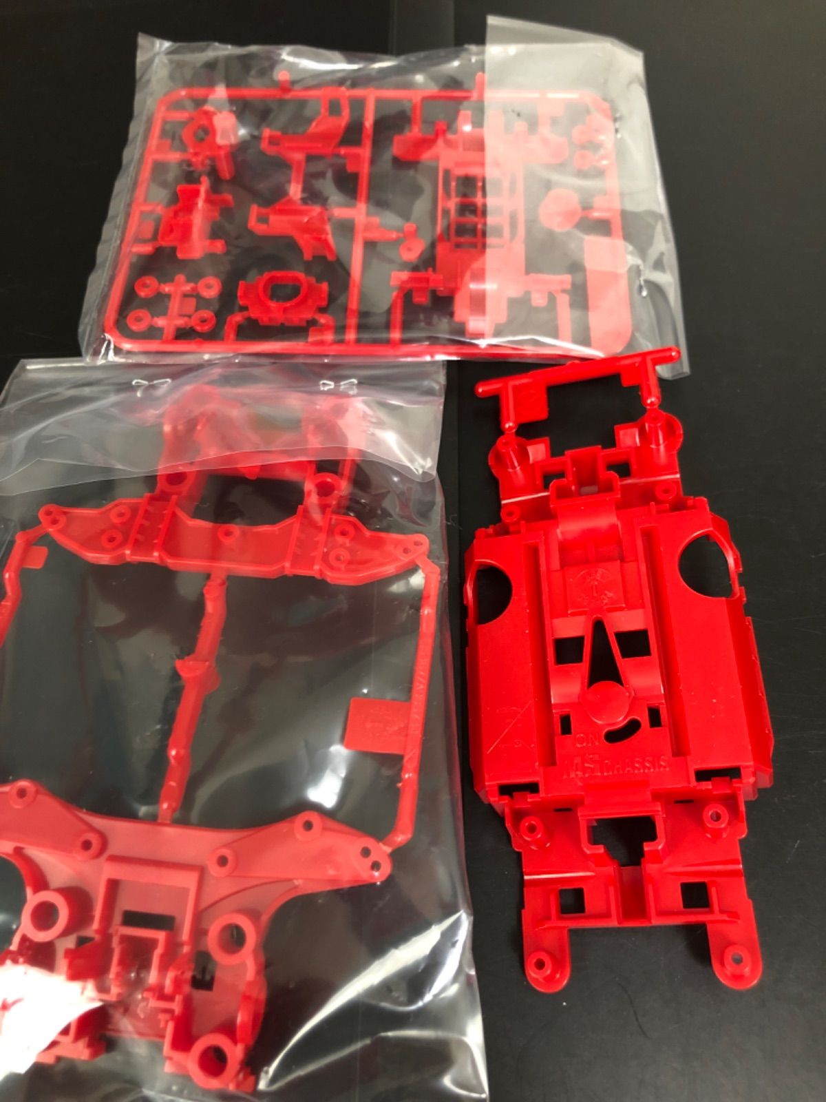 タミヤ ミニ四駆 ms シャーシ レッド 赤 旧ms フレキ 限定 - メルカリ