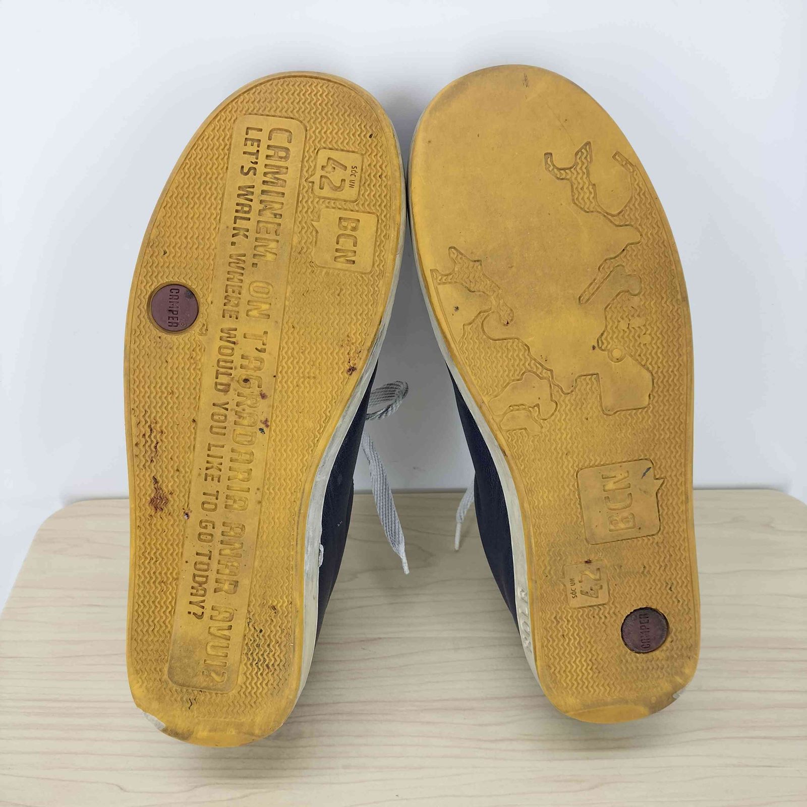 カンペール CAMPER BCN HOLA レザースニーカー メンズ JPN：42