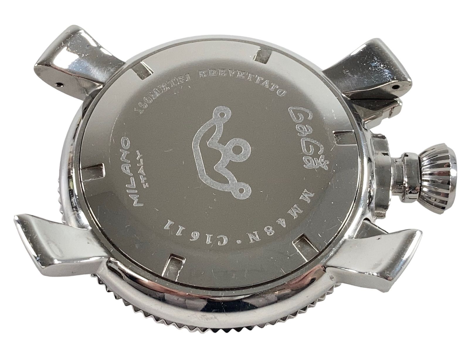 腕時計 GaGa MIRANO MM48 N.C1611 GAGA MILANO ガガミラノ クォーツ クロノメーター MM48 N C1611 中古品