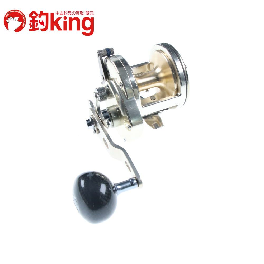 中古/美品】 シマノ 海魂 3000 カーボンハンドルノブ、釣武者チタン 