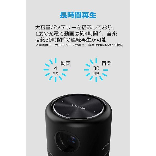 【04191】 ANKER モバイルプロジェクタ D4111N12