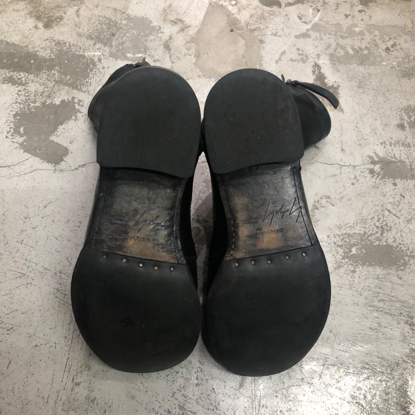 Cherevichkiotvichki x Yohji Yamamoto ブーツ Yohji Yamamoto × CHEREVICHKIOTVICHKI Lace Up Leather Shoes
