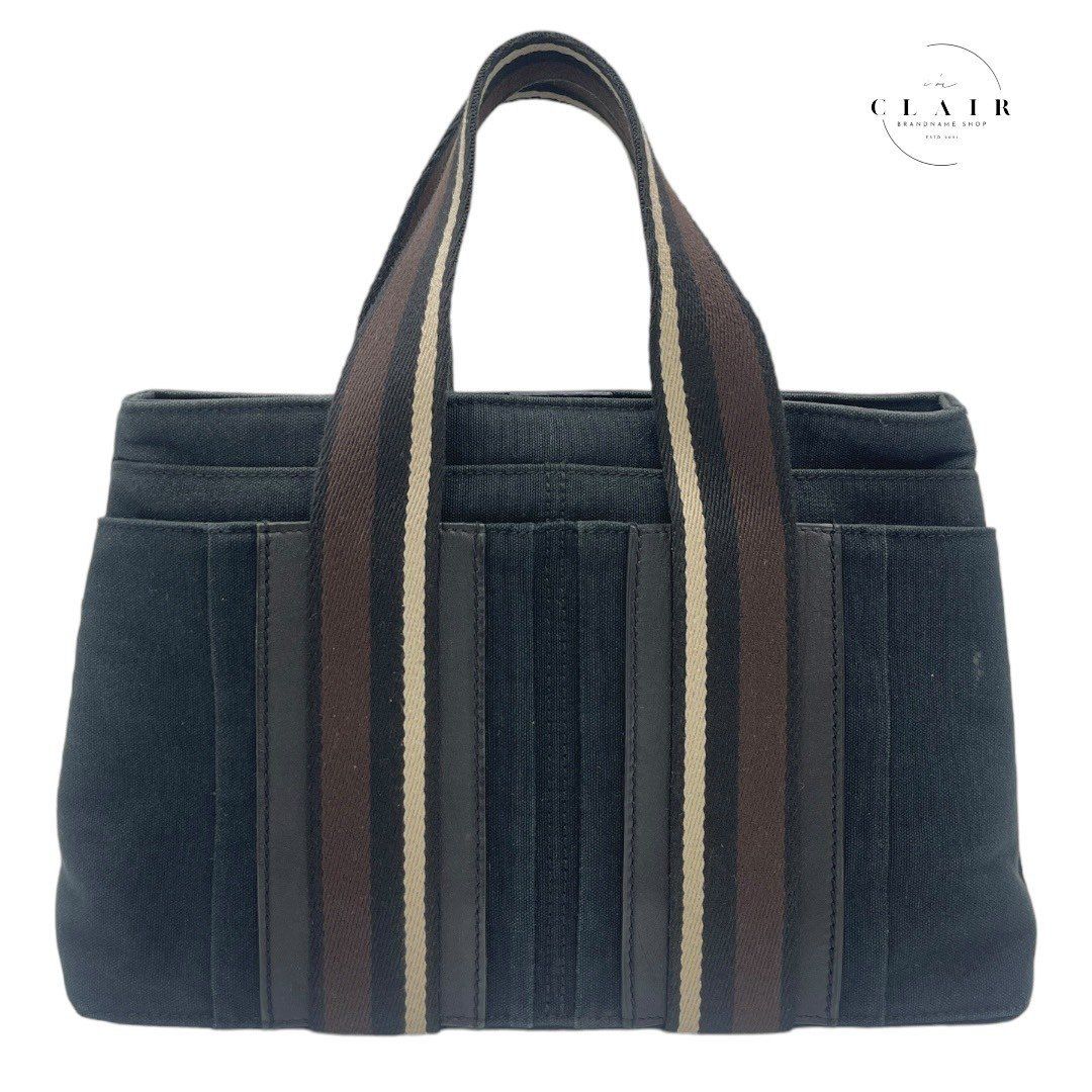 HERMES エルメス トロカホリゾンタルMM キャンバストートバッグ