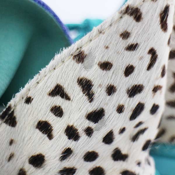 ハンドクラフト FYLOU アニマル柄 ハラコ×レザー モカシンブーツ ユーロ ヨーロッパ フランス アンクル ヒョウ柄 マルチ 本革 KIN-KAAI_COM