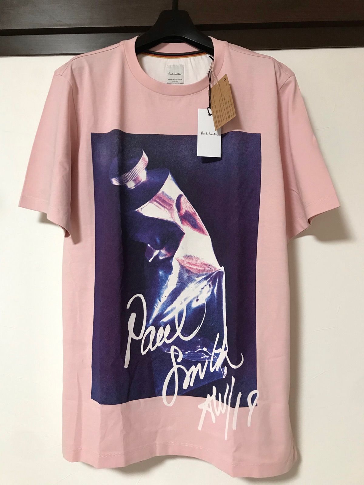 【レア！新品・未使用】三浦春馬さん着用　日本未発売　ポールスミス　ピンクTシャツ