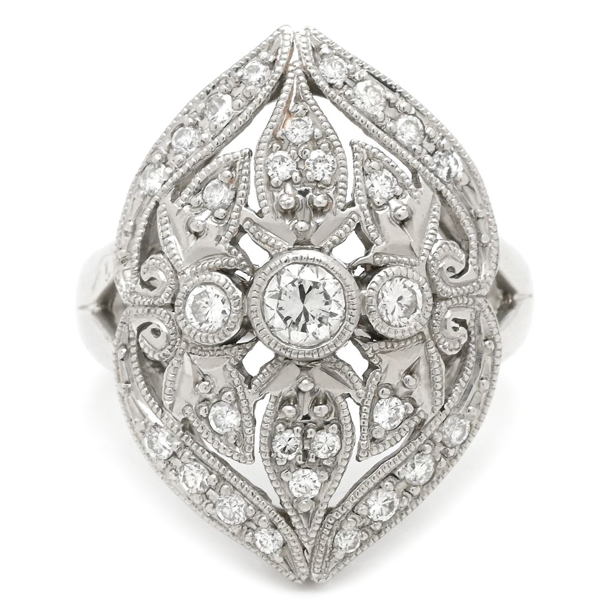 リング 指輪 ダイヤ リング Pt900 ダイヤモンド プラチナシルバー デザインリング 12号