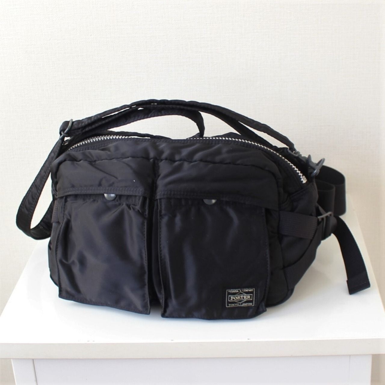 美品！ PORTER ポーター 90s タンカー 2WAY ウエストバッグ 日本製 黒