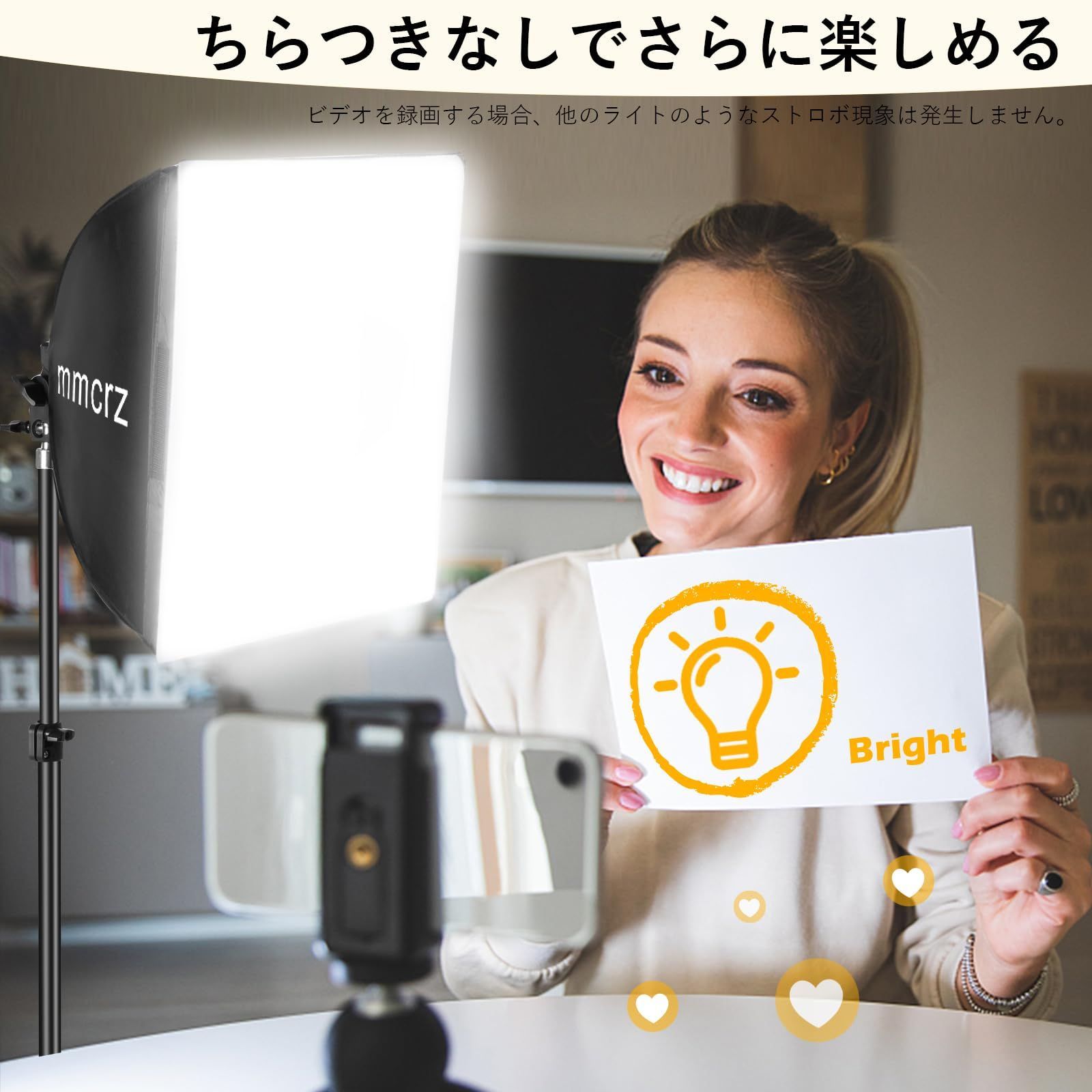 収納バッグ付き 撮影用照明キッ