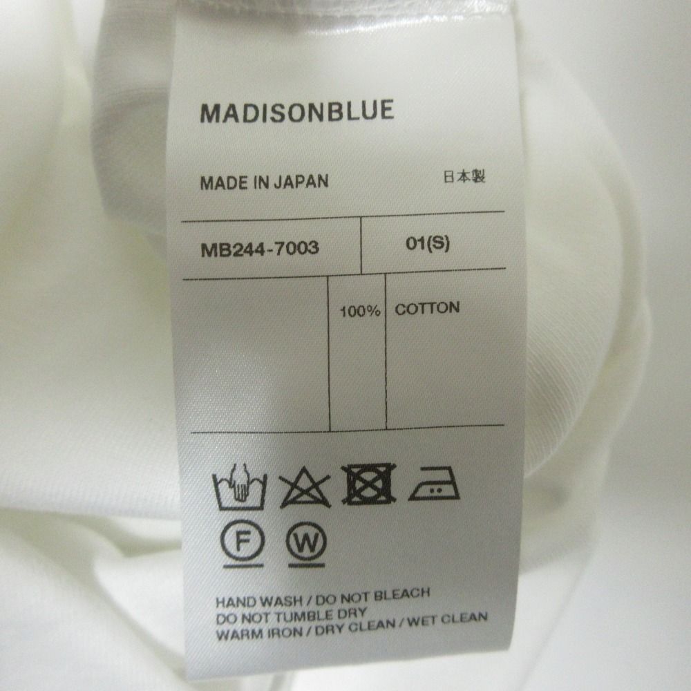 美品 24AW MADISONBLUE マディソンブルー BASIC CREW NECK TEE
