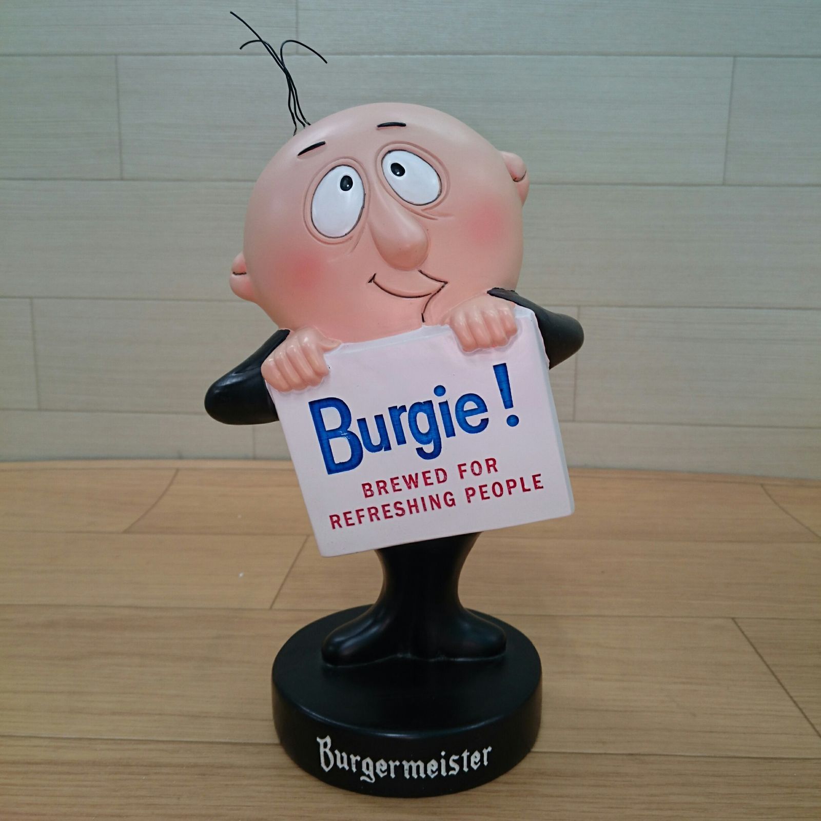 未使用・保管品】 バーギーマン Burgie Man アドバダイズ スタチュー 