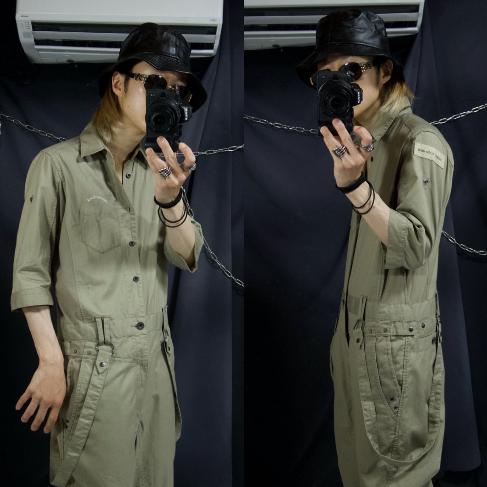 PPFM Bondage Parachute Gimmick Design S/S All In One