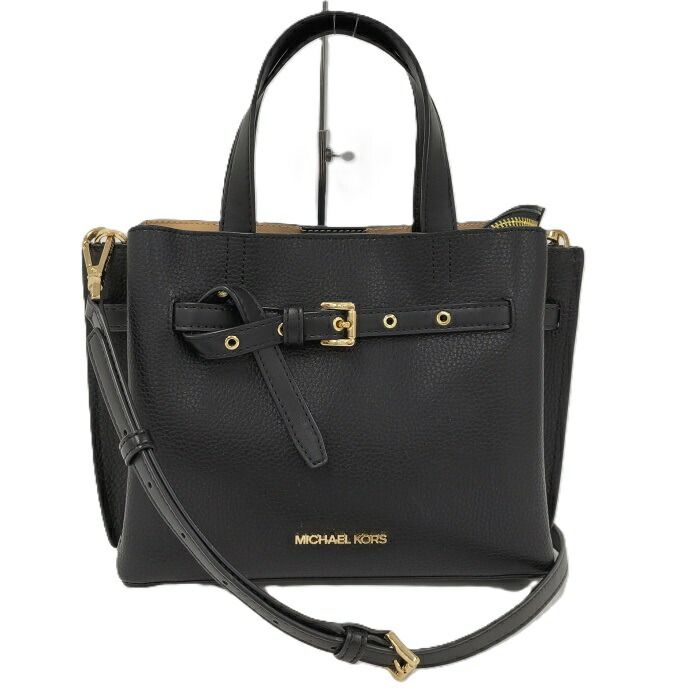 MICHAEL KORS エミリア 2WAYショルダーバッグ レザー ブラック