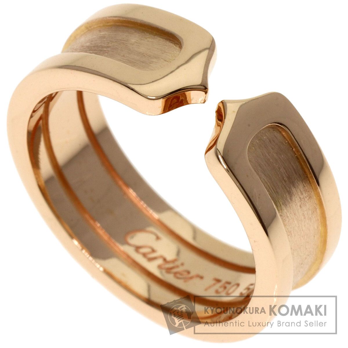 CARTIER カルティエ C2リング #52 リング・指輪 K18PG レディース 