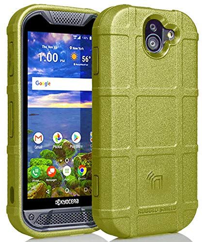 Nakedcellphone ケース 京セラ デュラフォース プロ 2 Phone対応 [オールブ OD Green] Special Ops タクティカル アーマー 頑丈なシールド フレキシブルカバー [指紋防止 マットテクスチャ] E6910/E6920
