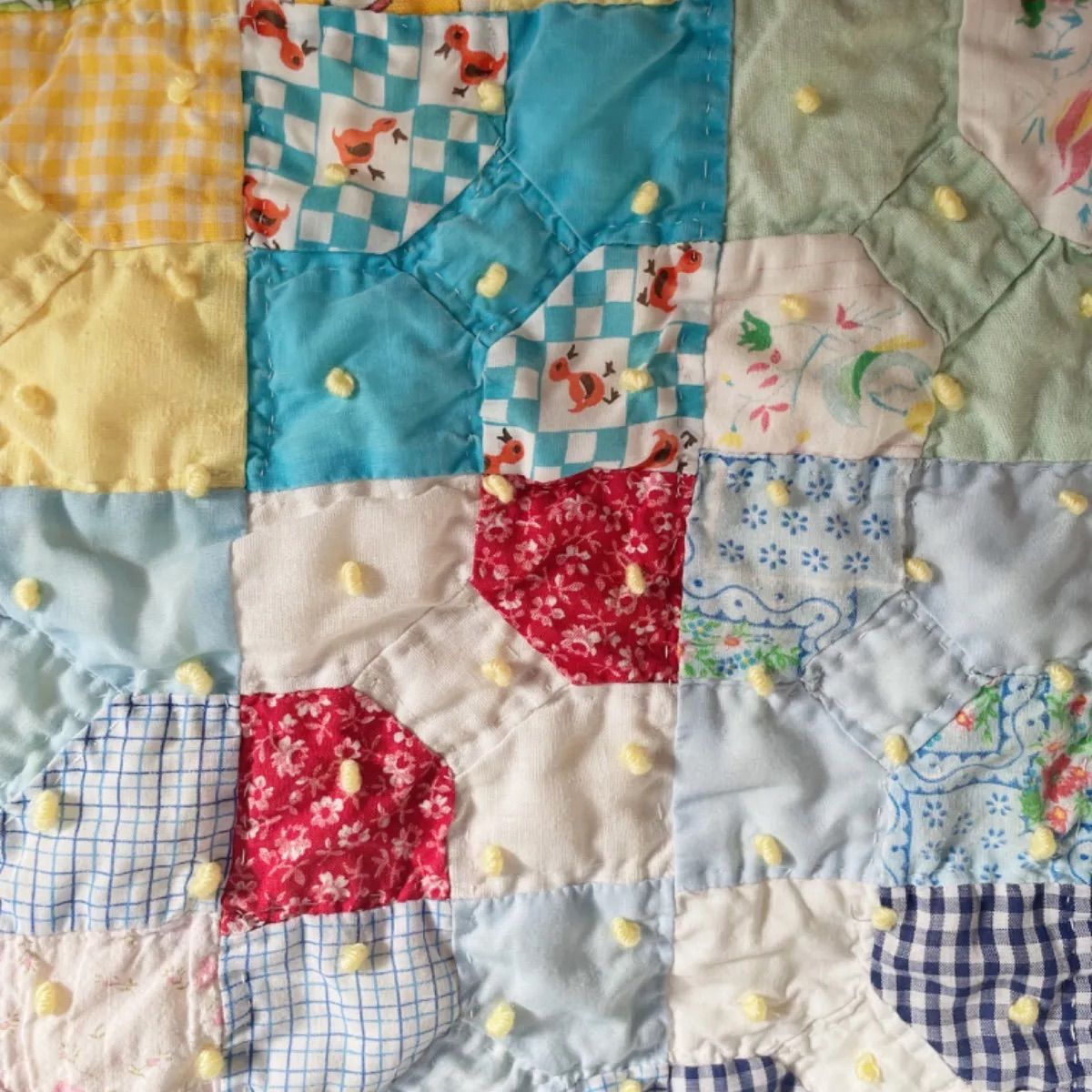 80s ヴィンテージ キルト ベスト - メルカリ