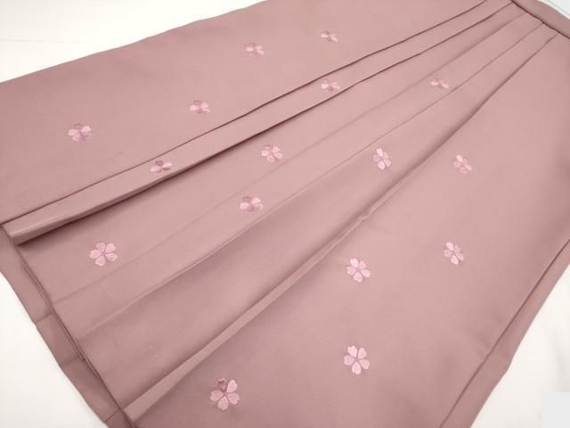 平和屋着物 上 ファッションブランド hiromichi nakano ヒロミチナカノ 女性 行灯袴 総刺繍 舞桜 薄柿色 洗える着物 CYAA3455s5