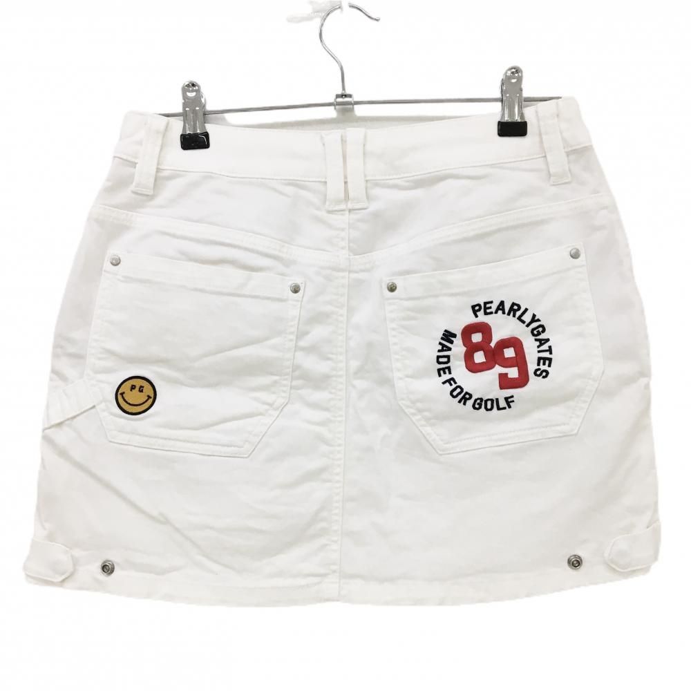 超美品パーリーゲイツ ブルゾン 白×アイボリー 蓄熱裏地 裏地ニコ