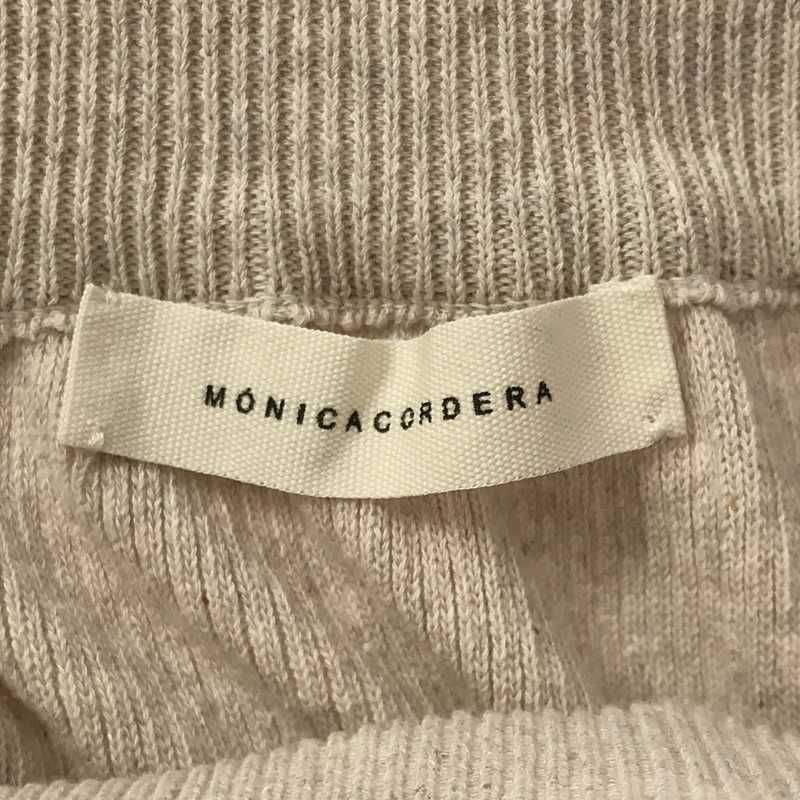 MONICA CORDERA コットンニットパンツ ベージュ スペイン製 MONICA CORDERA コットンニットパンツ ベージュ スペイン製