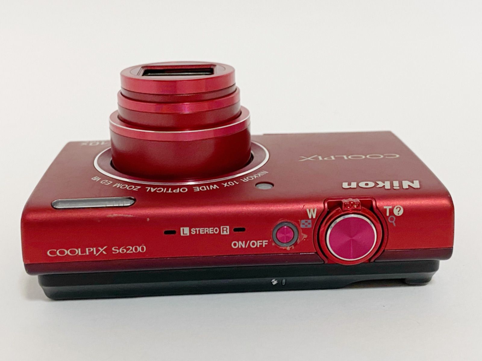 Nikon デジタルカメラ COOLPIX S6200 ブリリアントレッド