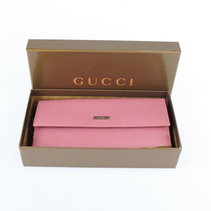 GUCCI グッチ ロングウォレット 二つ折り財布 143389 レザー
