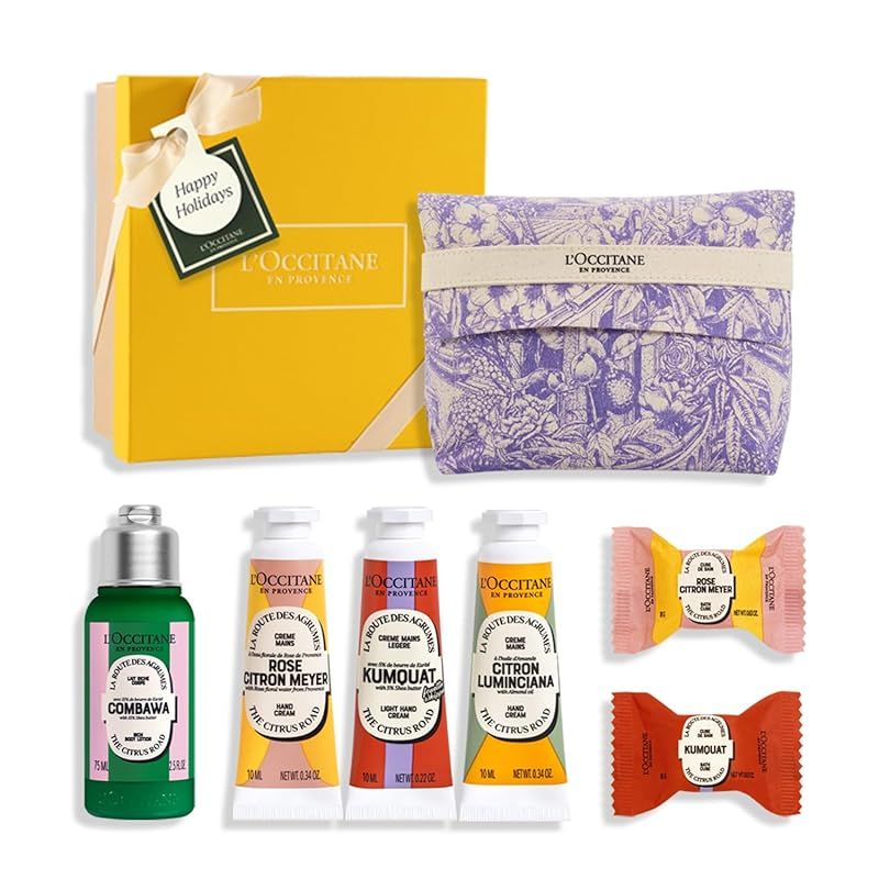 ロクシタン(L'OCCITANE) ドリーミーコレクション ミニサイズのハンドクリームu0026ボディケア詰め合わせギフトセット ポーチ付き 誕生日 プレゼント ギフト 女性 男性 人気 プチギフト 送別 ホ