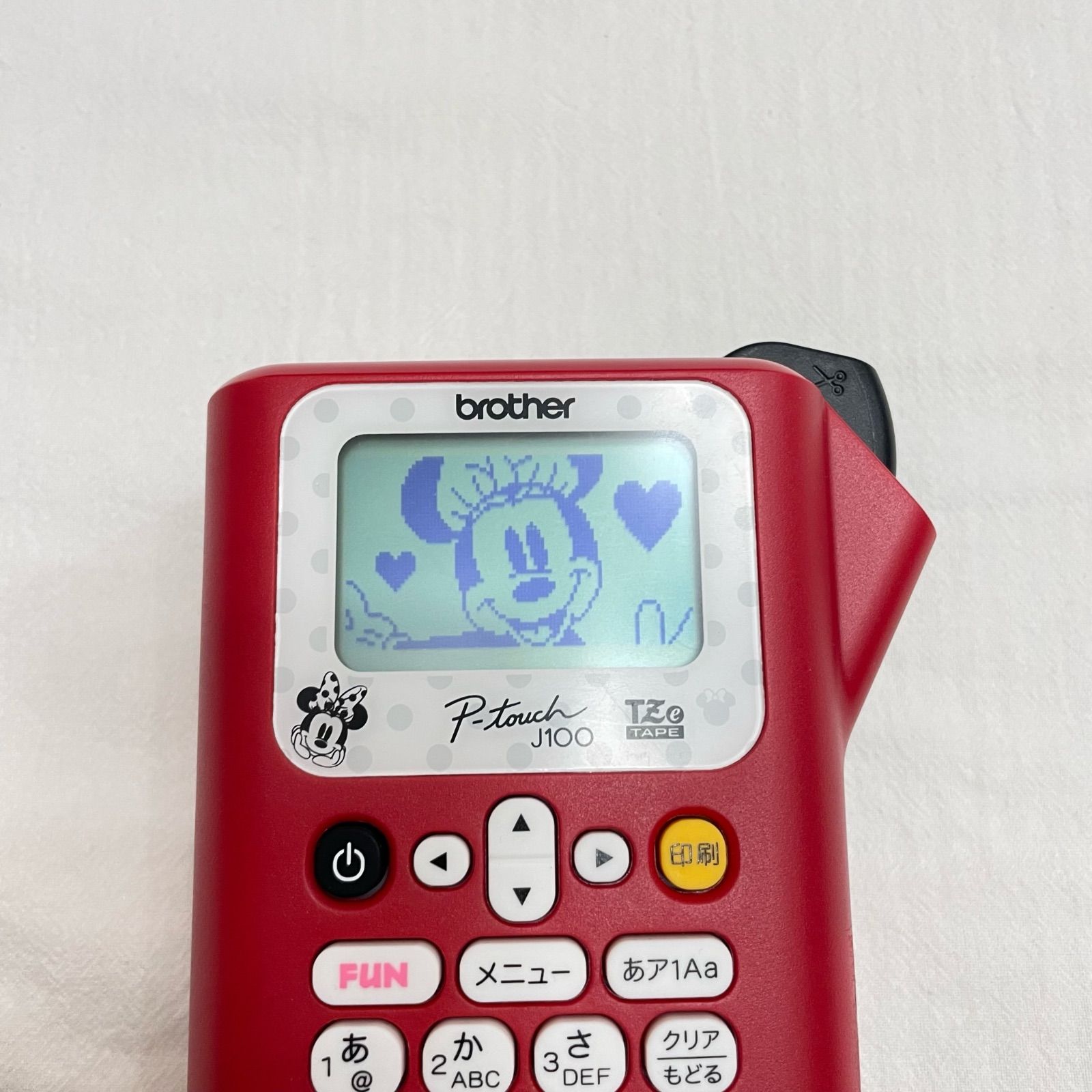 ブラザー brother ラベルライター P-touch ピータッチ ミニー レッド