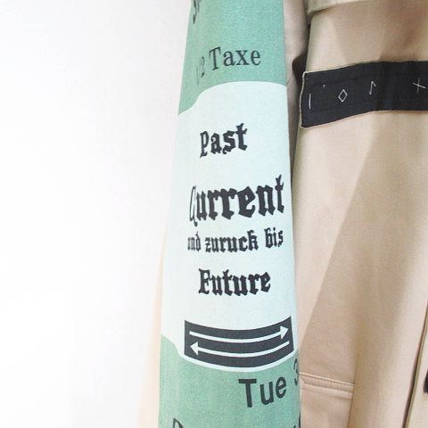 ハザマ ha|za|ma hazama ストア 祈跡的軌跡のトレンチコート ベージュ