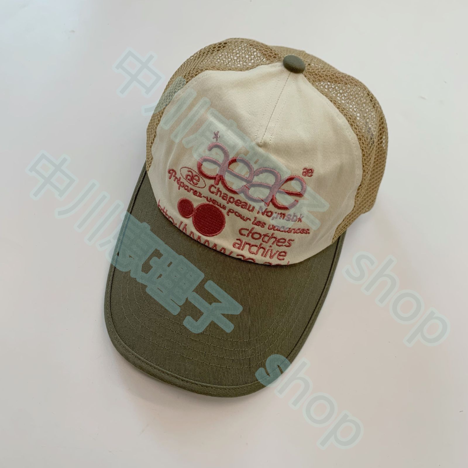 WEB LOGO STAR MESH CAP [SKYBLUE] – aeae JAPAN