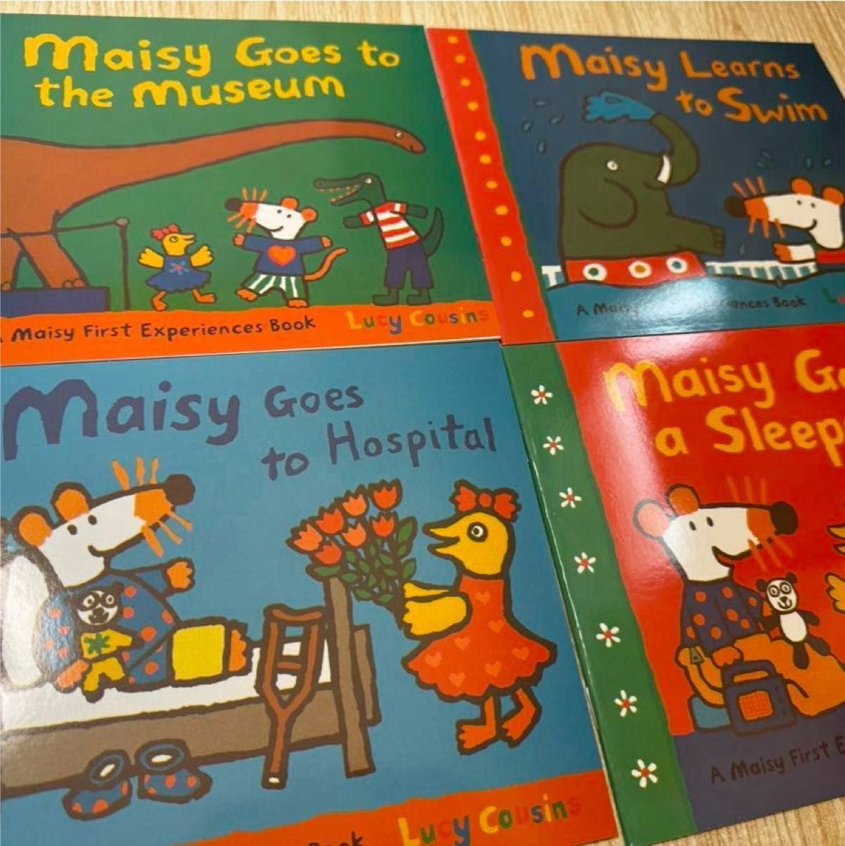 新品 英語絵本 大人気 Maisy メイシーちゃん 4冊セット 絵本
