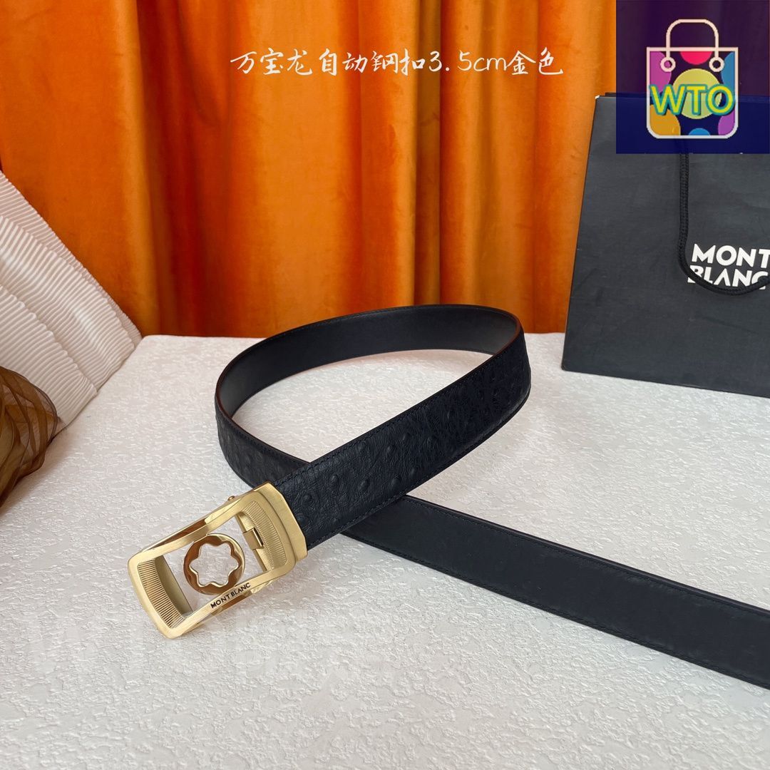 今日特価】Montblanc モンブラン レザーベルト - メルカリ