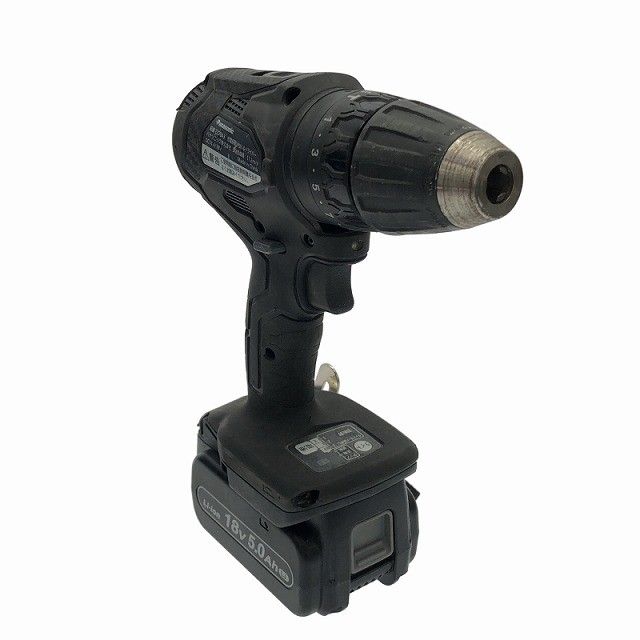 品 Panasonic パナソニック 14.4V|18V 充電振動ドリル＆ドライバー EZ79A3LJ2G-B 黒 バッテリ2個 18V5.0Ah 充電器 ケース HRDEVELOPMENT_JP