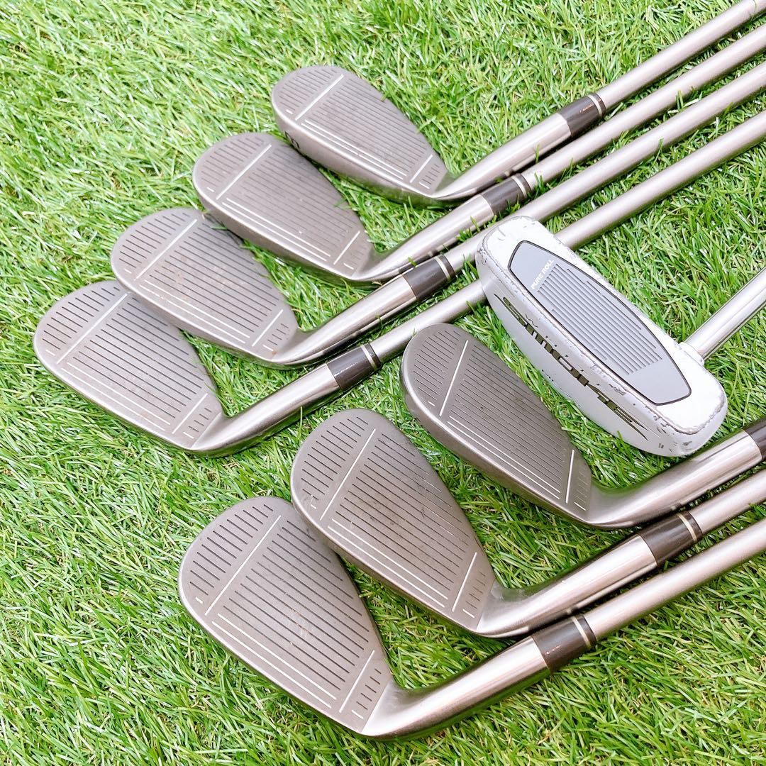 豪華12本 テーラーメイド バーナー レディースゴルフセット 初心者