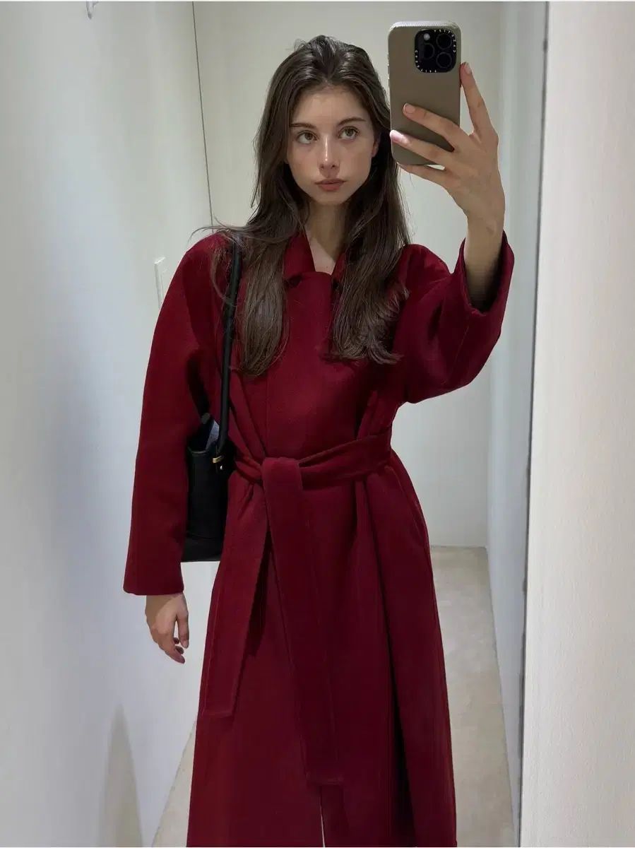 BLUMIN 韓国通販 ノートン コート 赤 1 サイズ