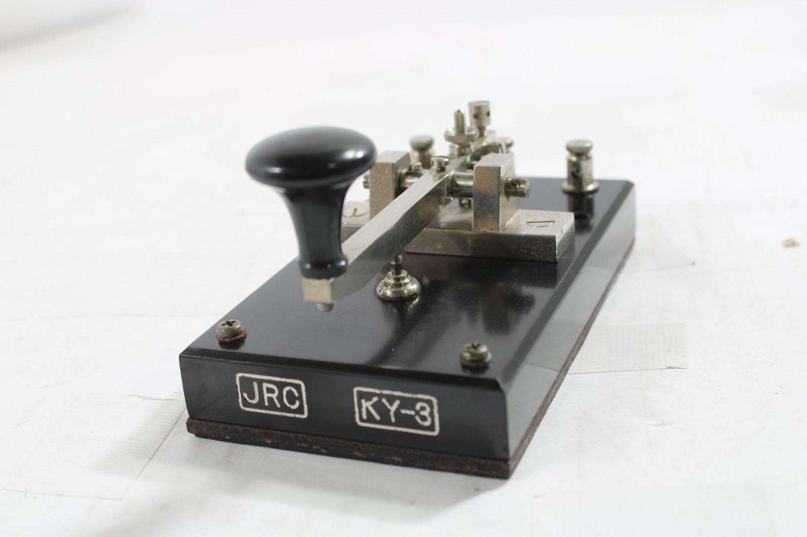 現状品 日本無線 縦振り電鍵 JRC KY-3 パドル アマチュア 無線機 ITG65CXL4Z7W-H05-byebye