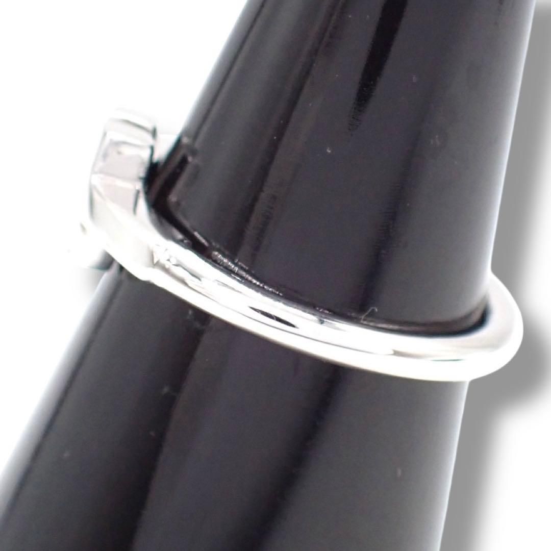 ティファニー 7号 Tワイヤー リング 指輪 750 K18WG 3871 ティファニー