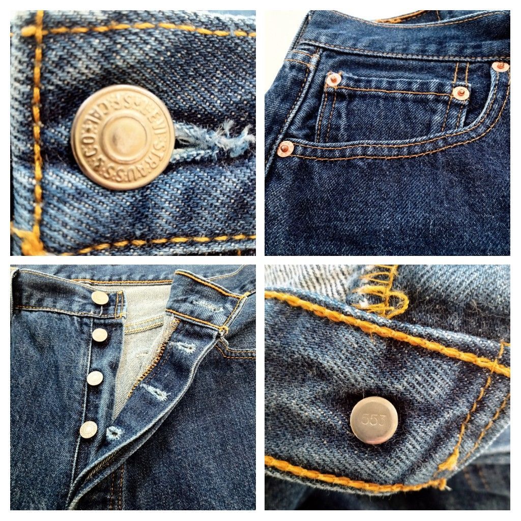 Levi's】リーバイス/501xxデニム/553 0299/USA製/W36 - メルカリ