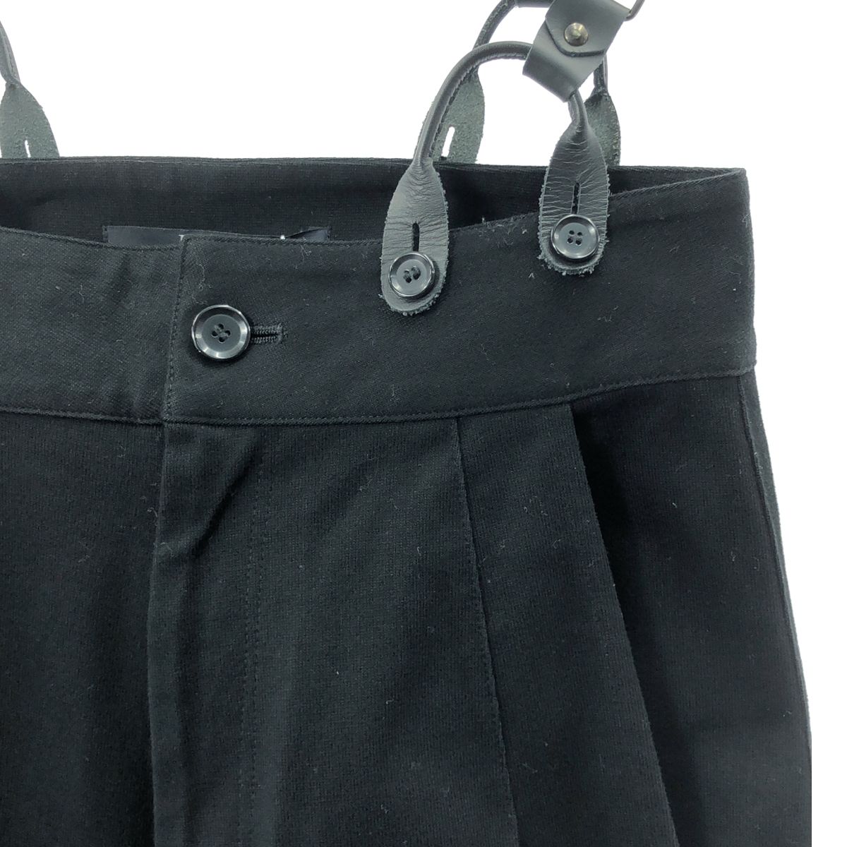 美品】 LIMI feu / リミフゥ | サスペンダー付 コットン ルーズパンツ  