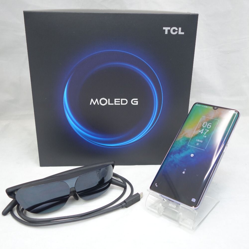 TCL (ティーシーエル) Androidスマホ TCL MOLED G [SIMフリー版] TCL10 Plus バイオレット + VRグラス  セット T782P - 【 大感謝セール】