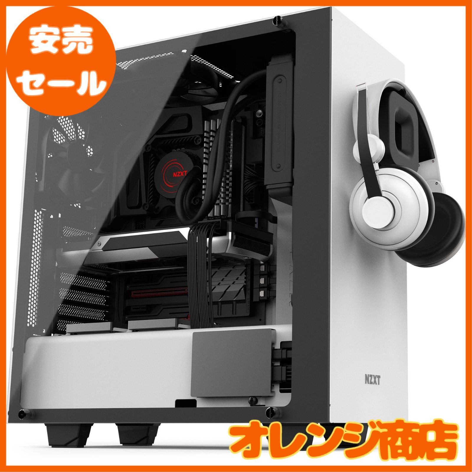 安売セール】NZXT PUCK Black マグネット固定式ヘッドホンハンガー BA