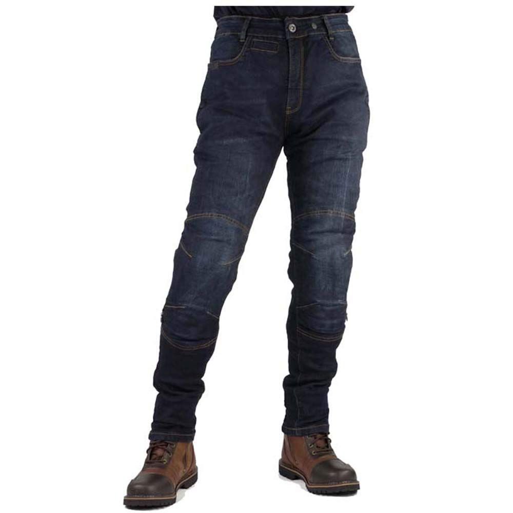 KOMINE バイク用 パンツ プロテクトジーンズ WJ-749 オールシーズン向け プロテクター CE規格 07-749 Deep Indigo L