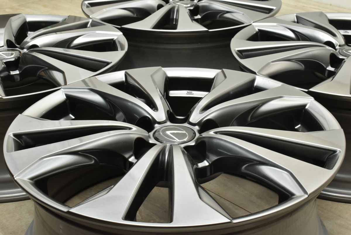 新車外し品】レクサス UX Fスポーツ 純正 18in 7J +45 PCD114.3